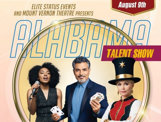 Advertisement for the Alabama has Talent Show